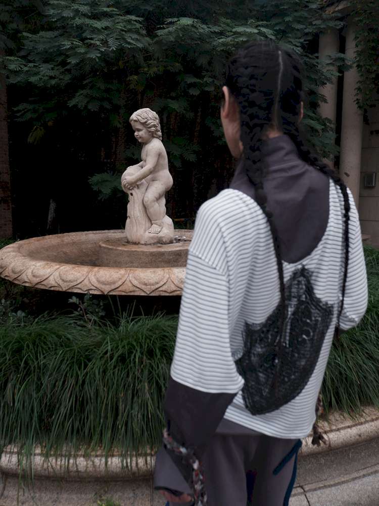 Multi-Tie Striped Long Sleeves【s0000015142】