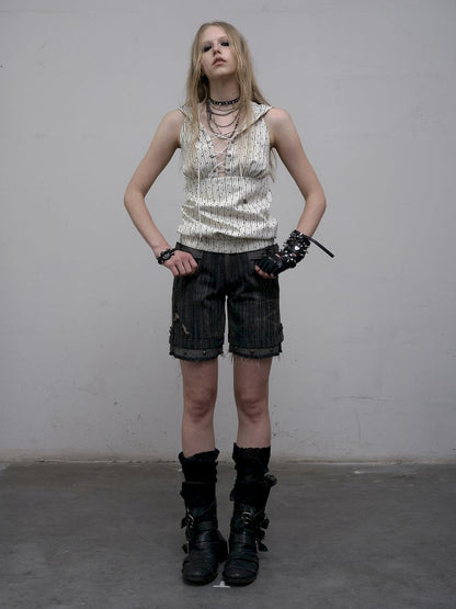 Low Rise Straight Leg Mid Pants【s0000012318】