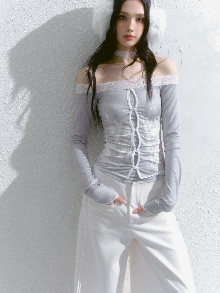 One Shoulder T-Shirt【s0000012134】