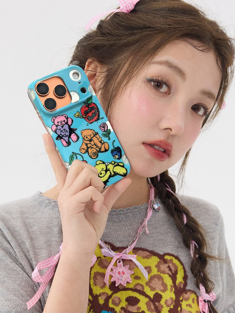 Bear Polka Dot Magnetic Case【s0000016710】