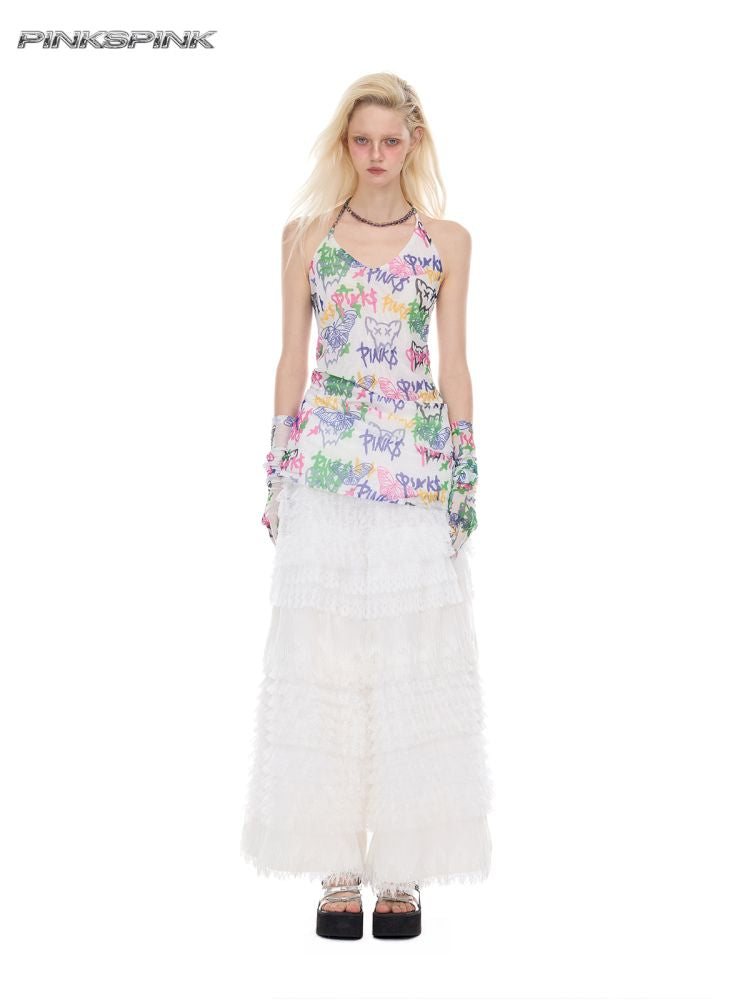 Slim-fit elastic punk Y2K dress【s0000012984】