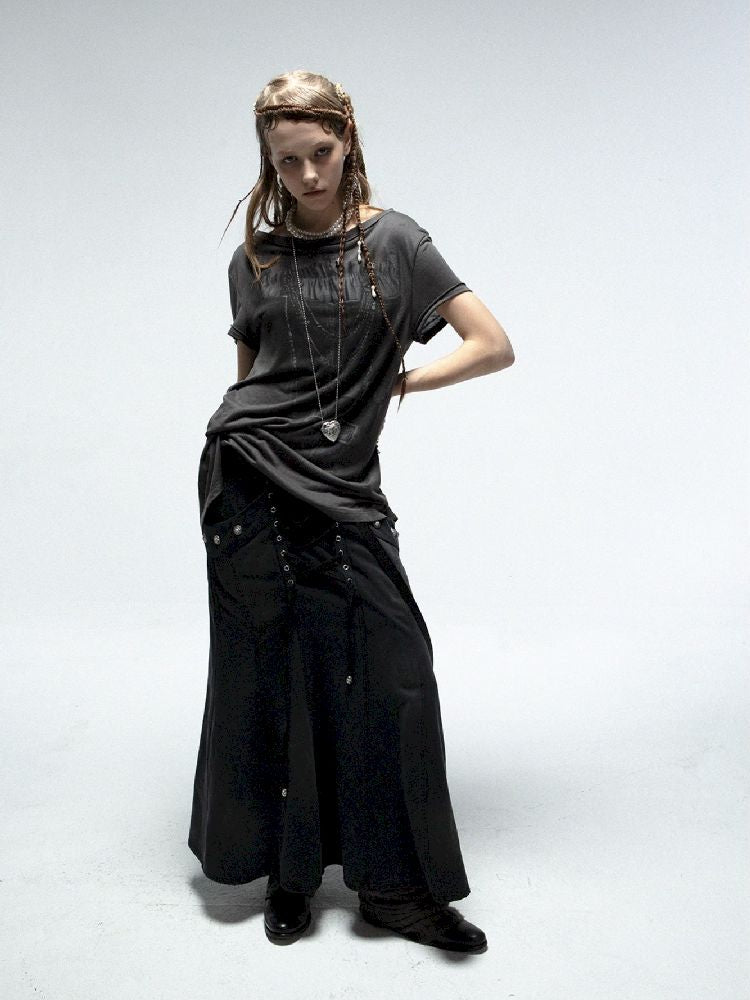 Backless Long Half Skirt【s0000012214】