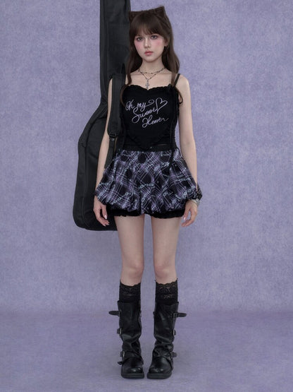 Star Chain Floral Bud Skirt Pants【s0000017271】