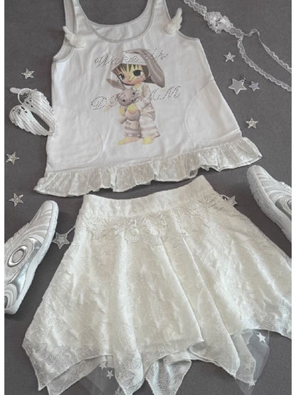 Rhinestone Camisole Tank Top【s0000012675】