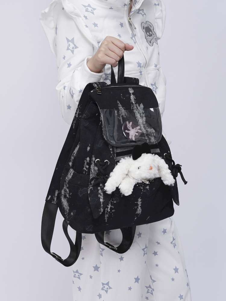 Rabbit Ears Pain Cute Backpack School Bag【s0000014617】