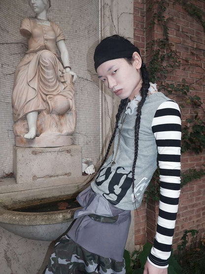 Broken Soldier Camo Spliced Skirt【s0000015141】