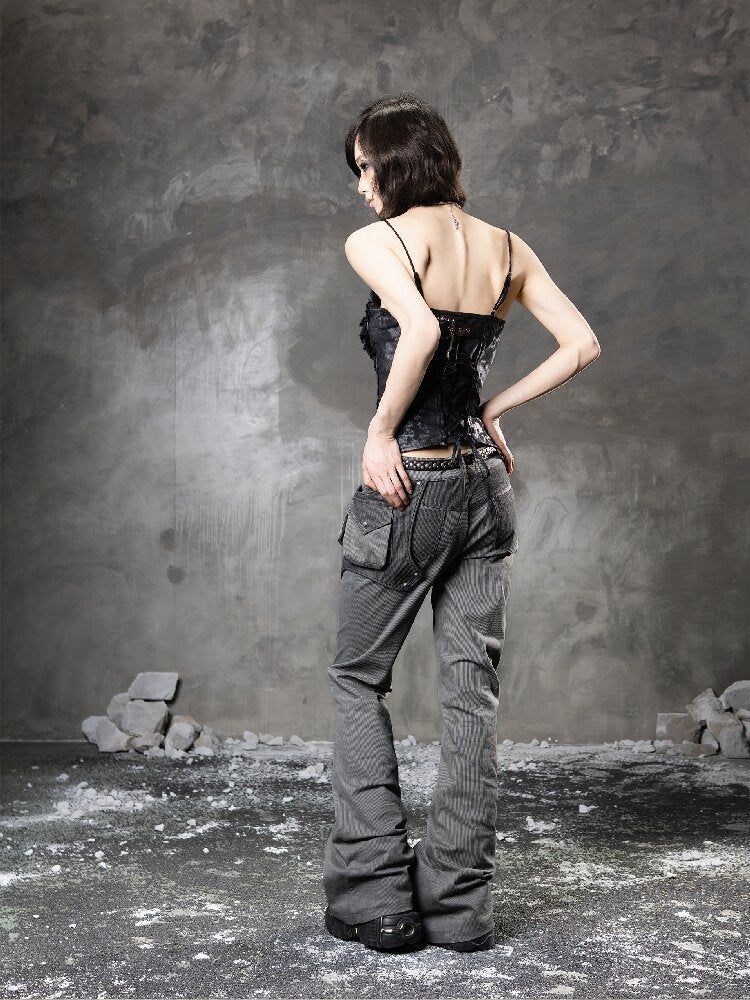 Splicing Fake Two Suspender Bandeau【s0000015953】