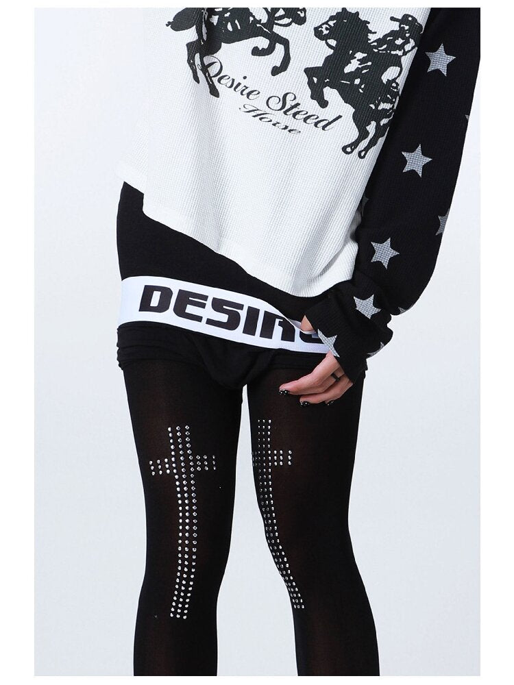 Black Modal Logo Pattern Panties【s0000016500】