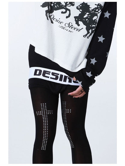 Black Modal Logo Pattern Panties【s0000016500】