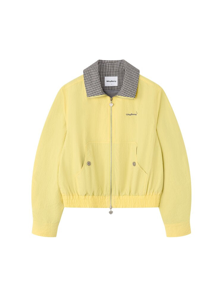 Youthful Melody Plaid Patchwork Coat【s0000015682】