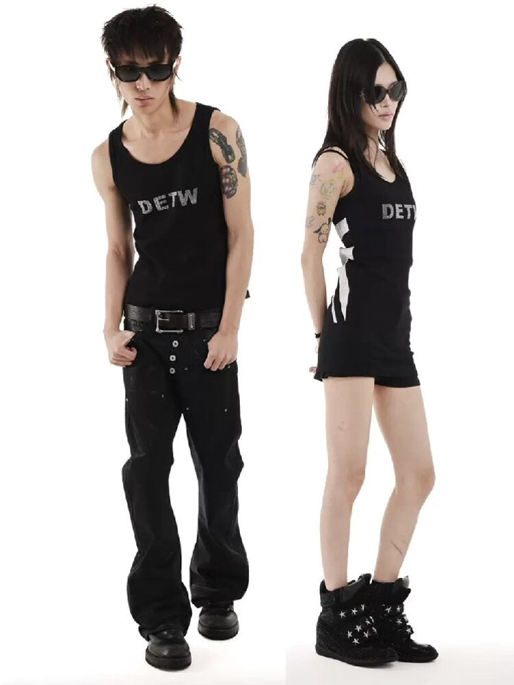 Flash Diamond Hot Stamped Vest【s0000018229】