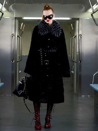 Eco Friendly Fur Panelled Coat【s0000014645】