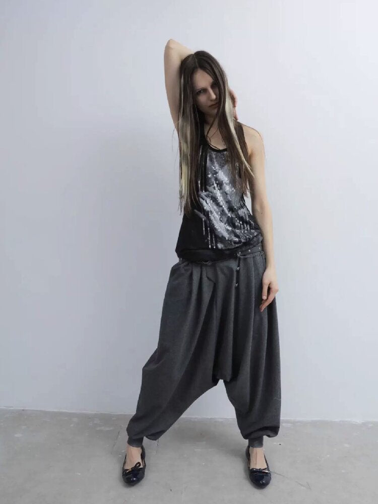 Retro Knitted Harem Leggings【s0000016573】