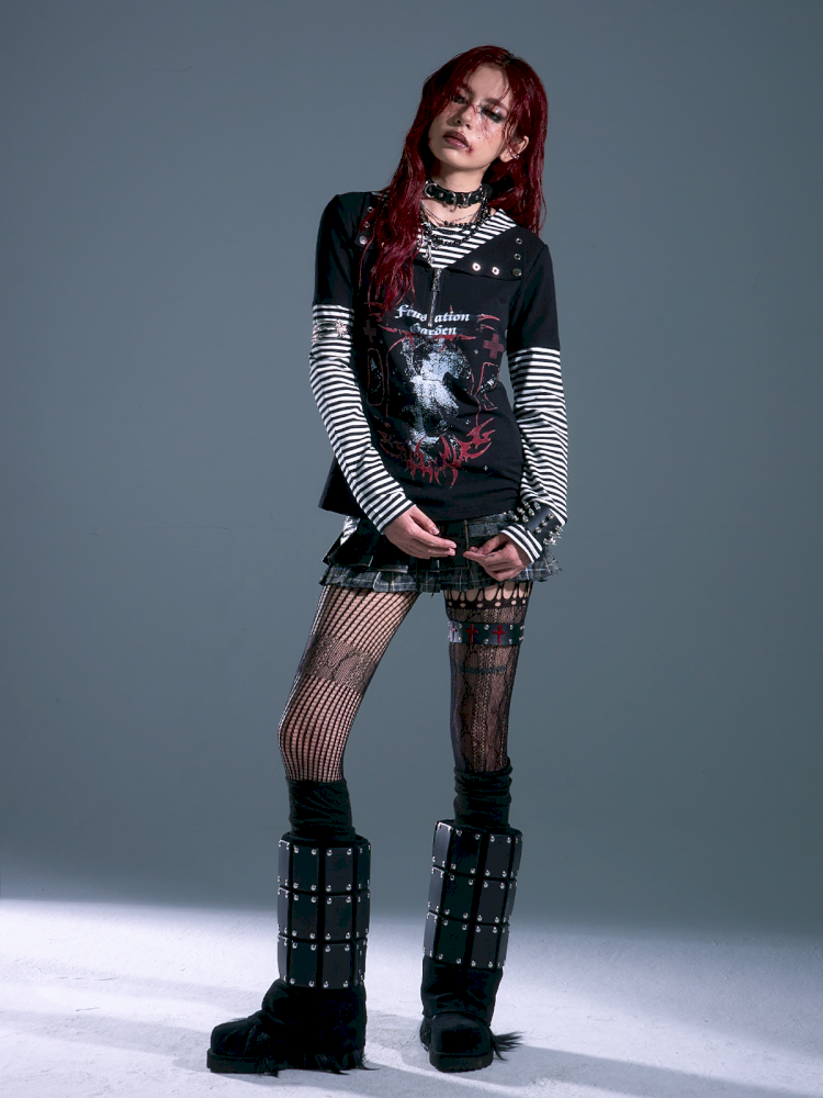 Casual Long-Sleeve T-Shirt【s0000013914】