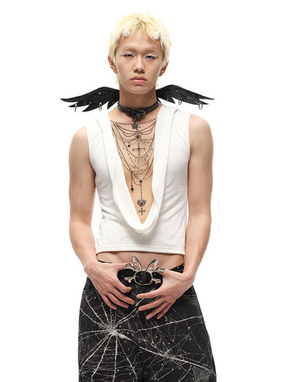 Necklace Rhinestone Swing Neck Vest【s0000012605】