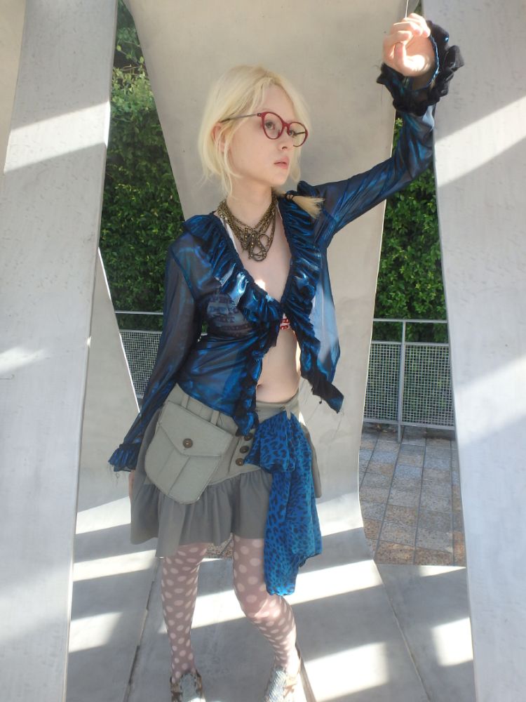 Oddly shaped short skirt【s0000013179】