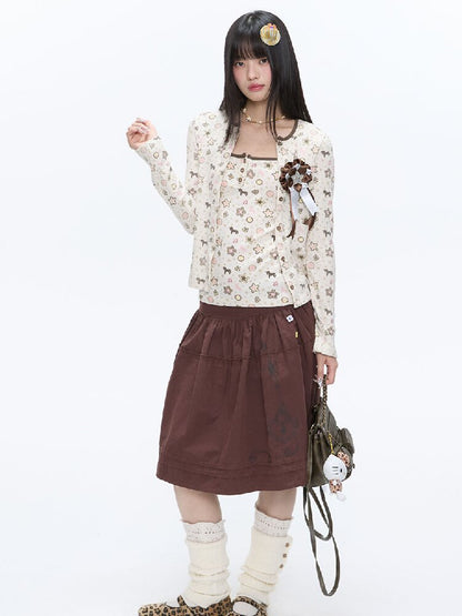 Star Polka Dot Contrasting Vest【s0000016387】