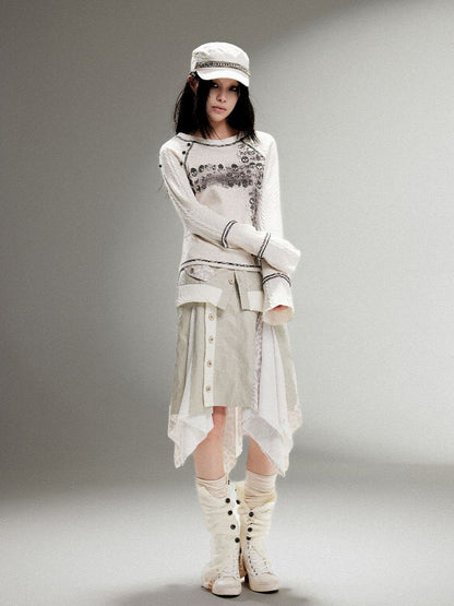 Leather Halter Long Skirt【s0000011253】