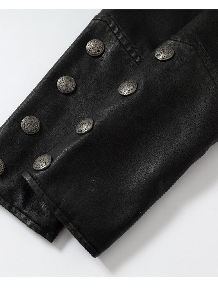 Baroque Napoleon Leather Jacket【s0000017992】