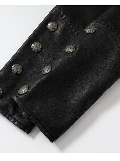 Baroque Napoleon Leather Jacket【s0000017992】
