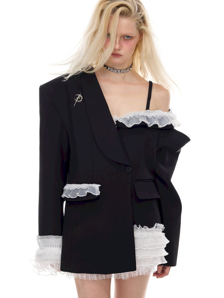 Sexy silhouette punk ballet suit【s0000012983】