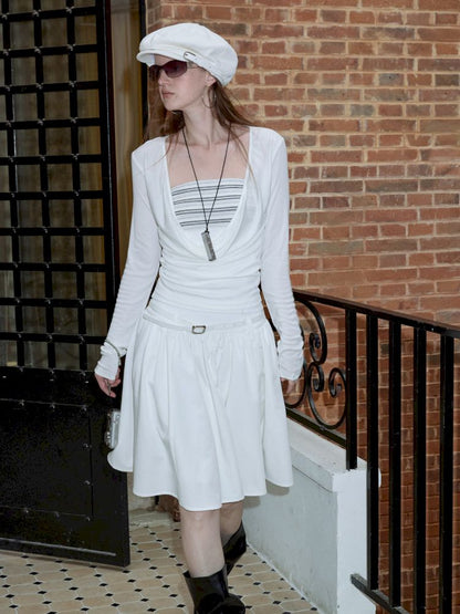Tencel Lycra swing collar bottoming shirt【s0000013743】