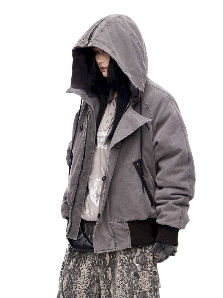 Flight Hooded Loose Jacket【s0000011361】