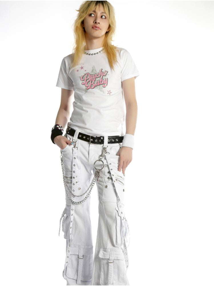 Street Positive Shoulder Slim Fit T-Shirt【s0000012457】