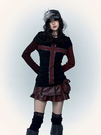 Striped Long Sleeve T-Shirt【s0000011216】