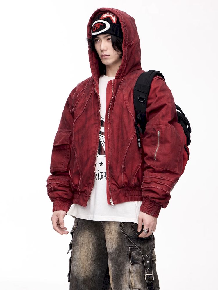 Raw Edge Short Cotton Jacket【s0000011355】