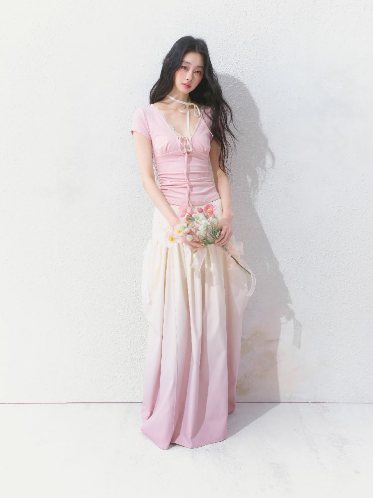High-Waisted Half-Length Skirt【s0000012144】