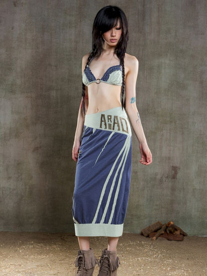 Drawstring Crash Ruffle Bikini【s0000012659】