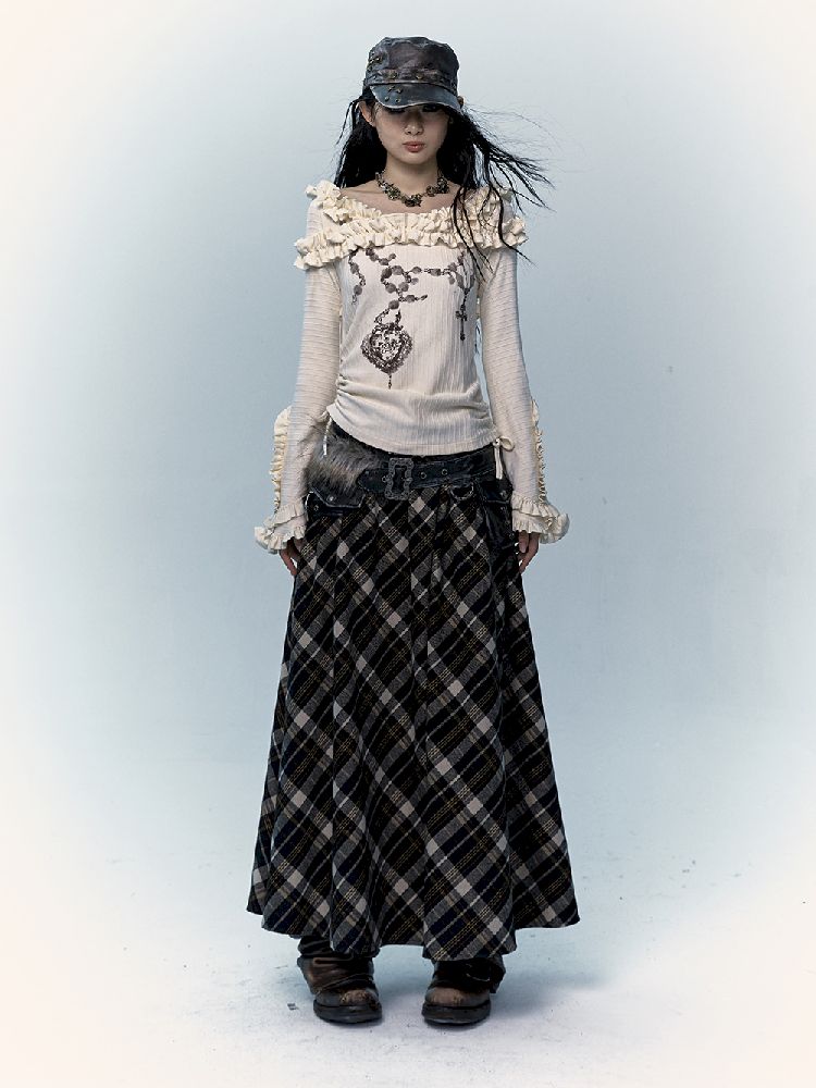 Long A-line Skirt【s0000011435】