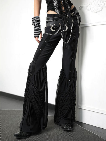Street Punk Leather Studded Pants【s0000018178】