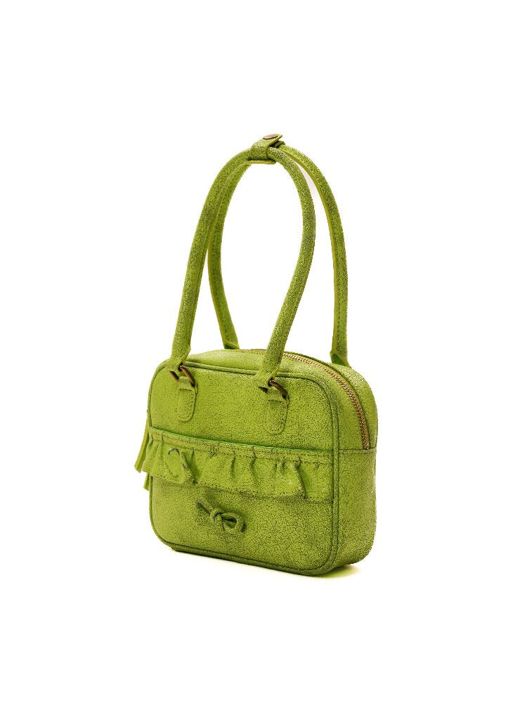 Cowhide Special Lace Underarm Bag【s0000016443】