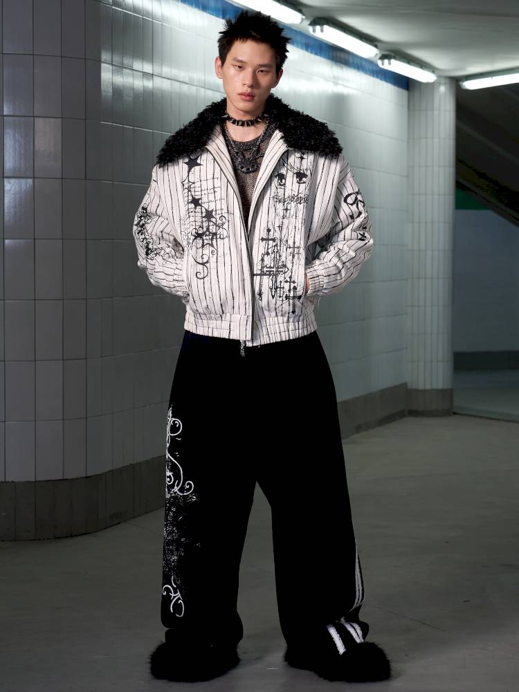 Fur Collar Thick Fleece Jacket【s0000014421】