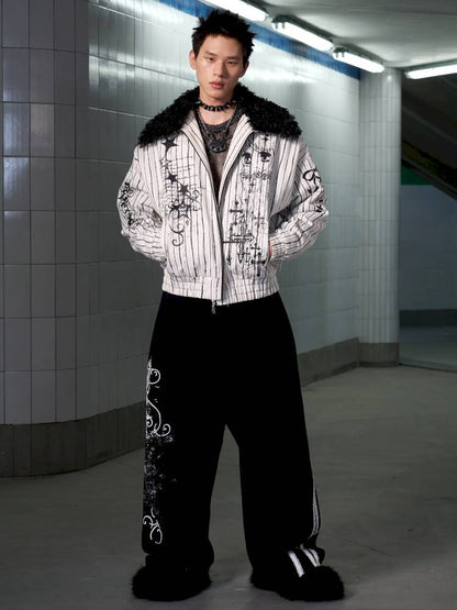 Fur Collar Thick Fleece Jacket【s0000014421】