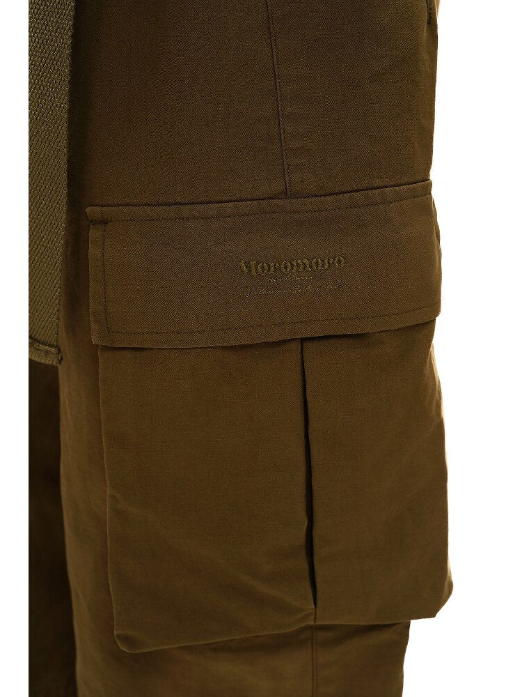 Long Staple Cotton Cargo Trousers【s0000016138】