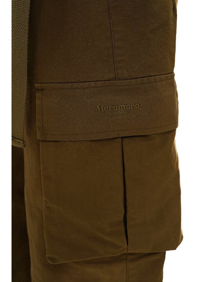 Long Staple Cotton Cargo Trousers【s0000016138】
