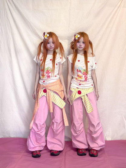 Graphic Short Sleeve Slim Fit T-Shirt【s0000012484】