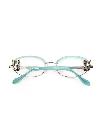 Metal Bow Rabbit Half Frame Glasses【s0000017440】
