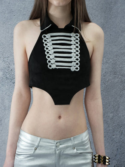 Suede Halter Strappy Bolero【s0000016942】