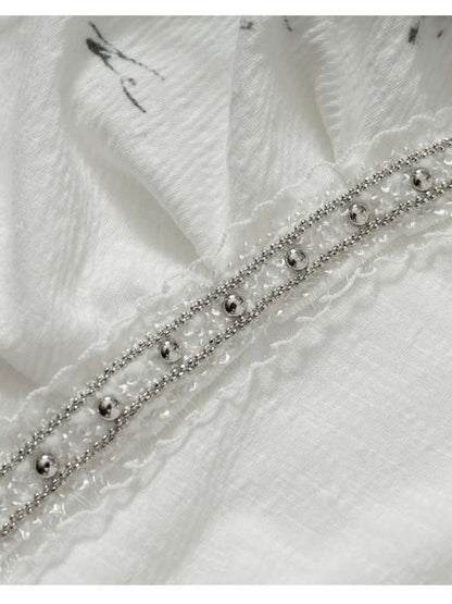 Patchwork long-sleeve layered dress【s0000014465】