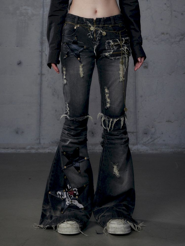 Micro Slim Washed Jeans【s0000013474】