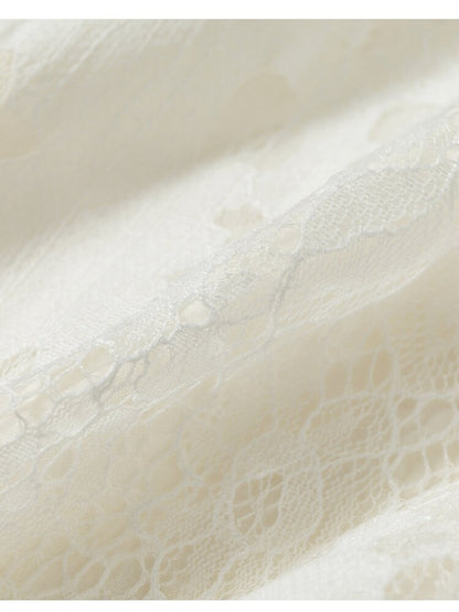Lace Irregular Hem Halter Dress【s0000016206】