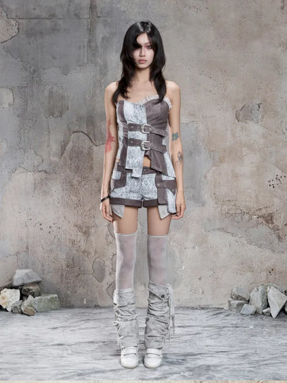 Wrinkled Personality Long Leggings【s0000014123】