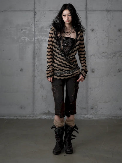 Slim-Fit Flattering Cropped Denim Shorts【s0000013954】