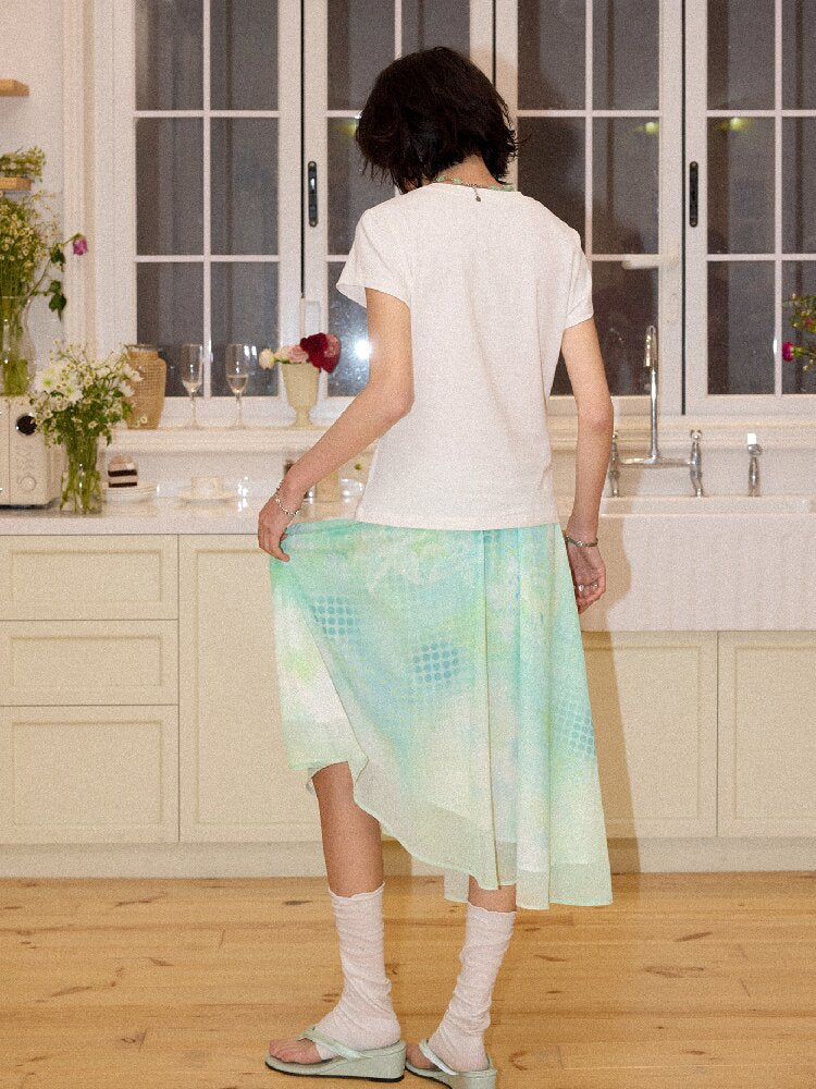 Floral Print Short Sleeve Shirt【s0000016656】