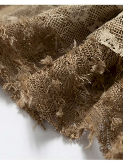 Heavy Work Irregular Piece Culottes【s0000014654】