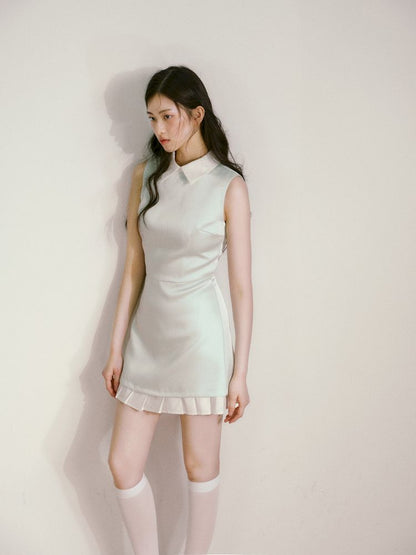 False Two Piece Hem Straight Dress【s0000013245】